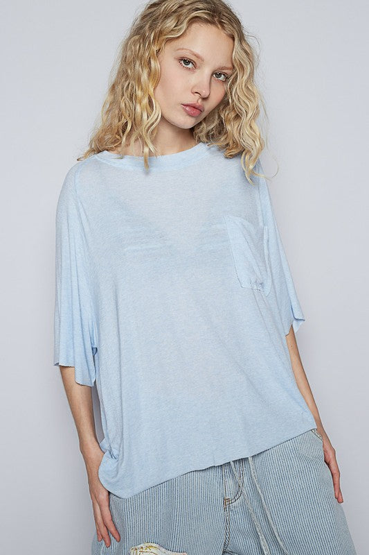 POL Round Neck Half Sleeve T-Shirt