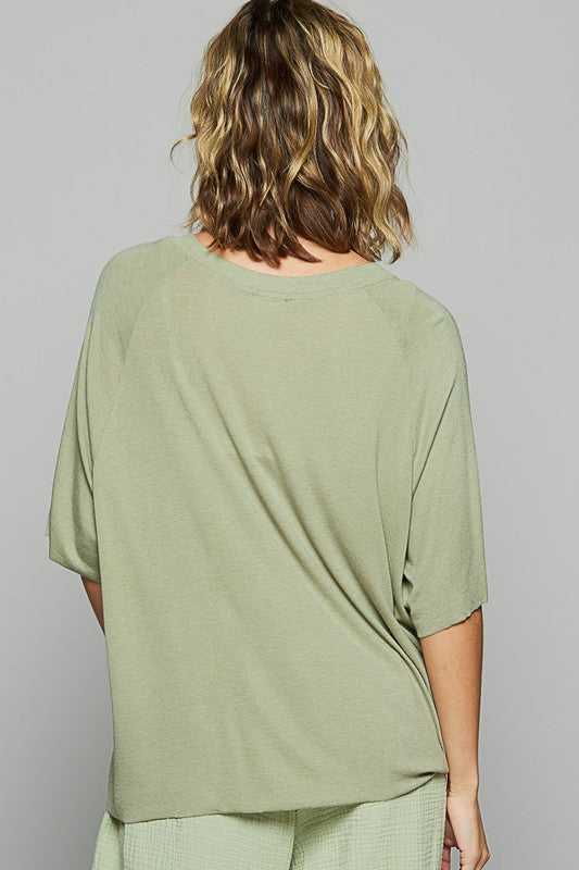 POL Round Neck Half Sleeve T-Shirt