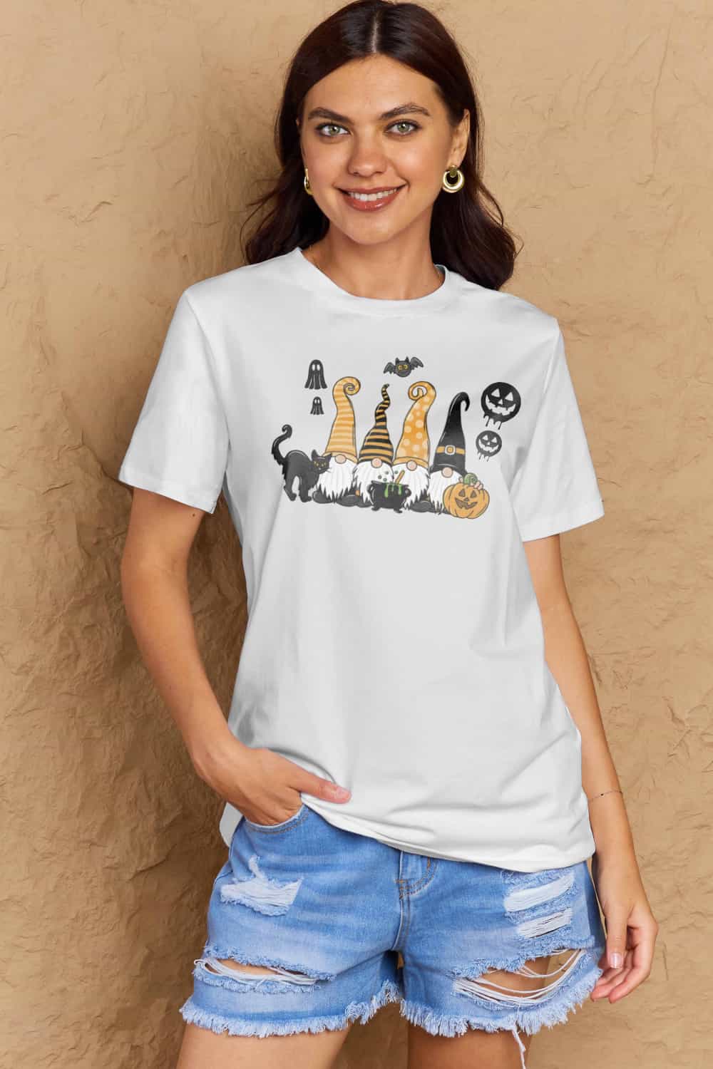 Simply Love Full Size Halloween Theme Graphic Cotton T-Shirt