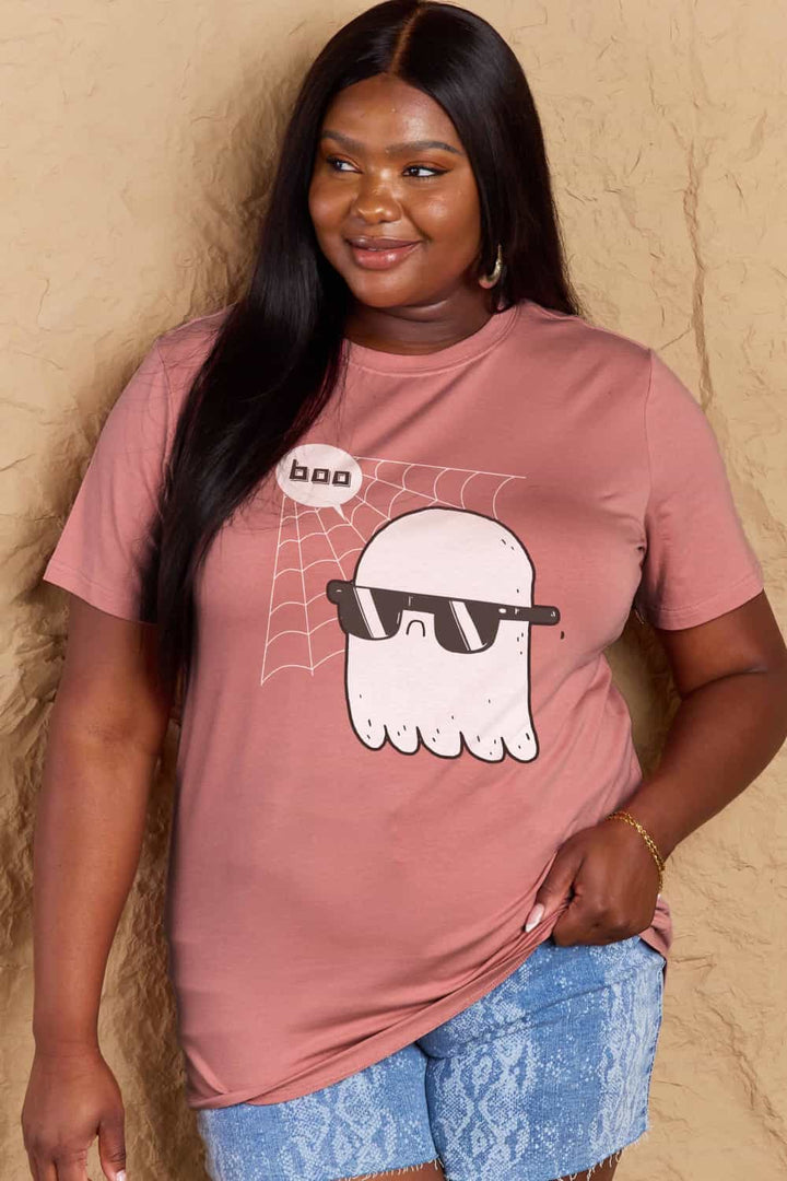 Simply Love Full Size BOO Graphic Cotton T-Shirt
