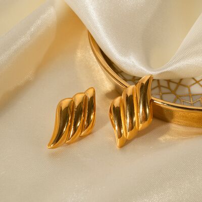 Minimalist 18K Gold-Plated Earrings