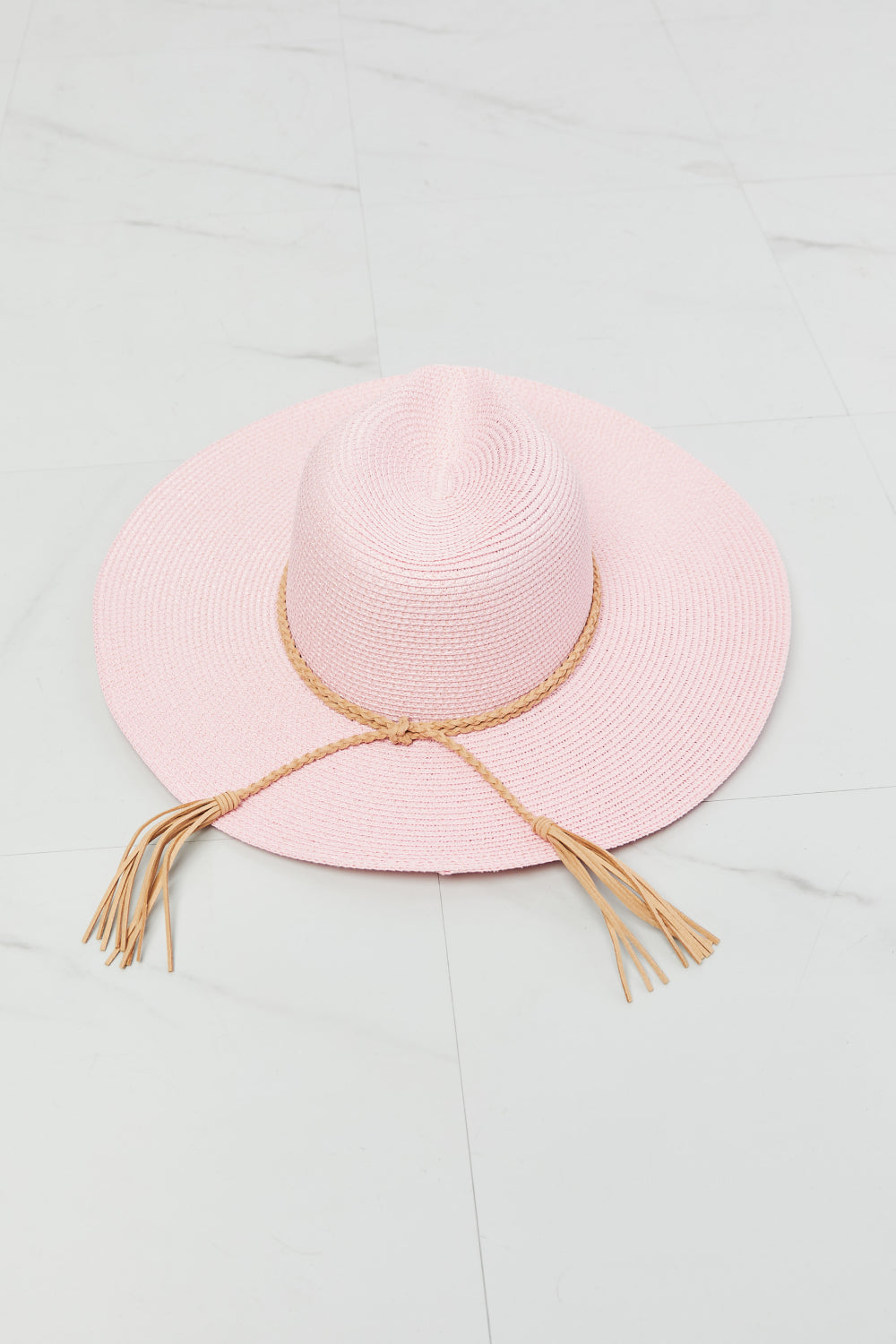 Paradise Pink Straw Hat