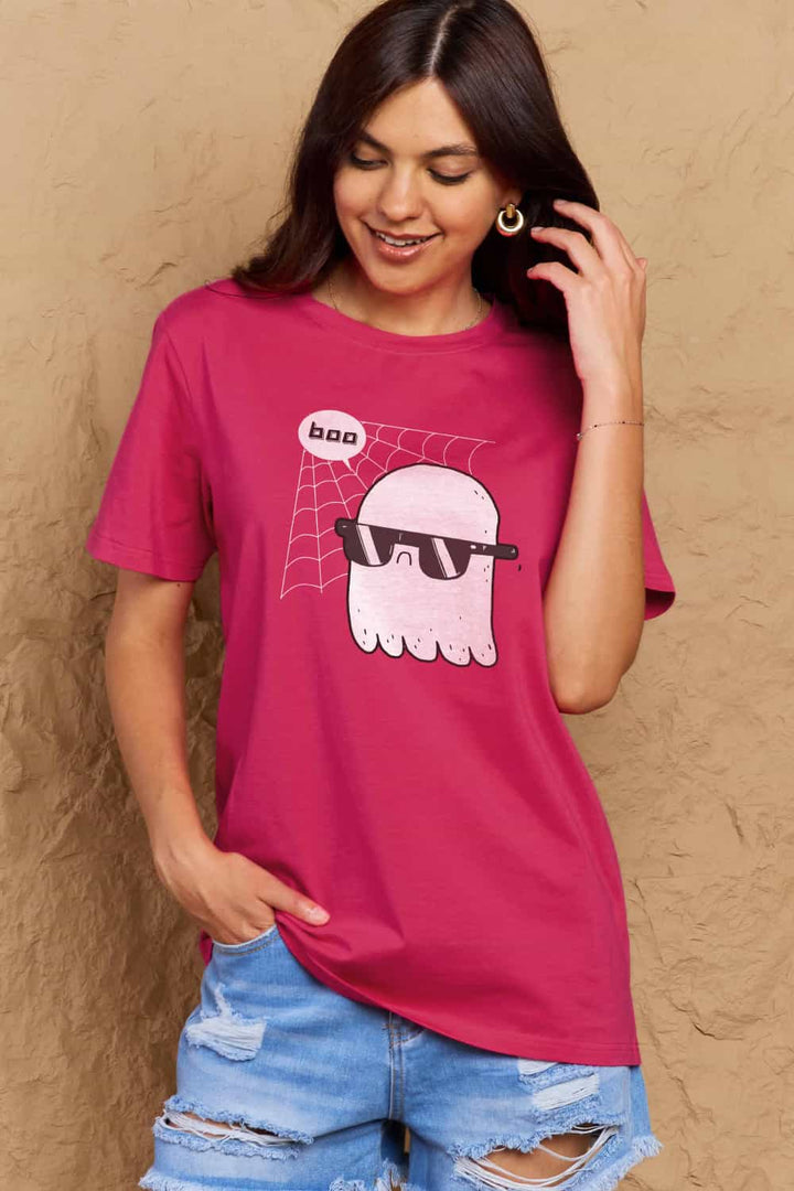 Simply Love Full Size BOO Graphic Cotton T-Shirt