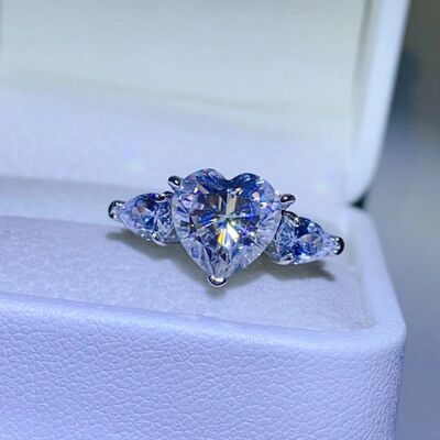 3 Carat Moissanite 925 Sterling Silver Ring