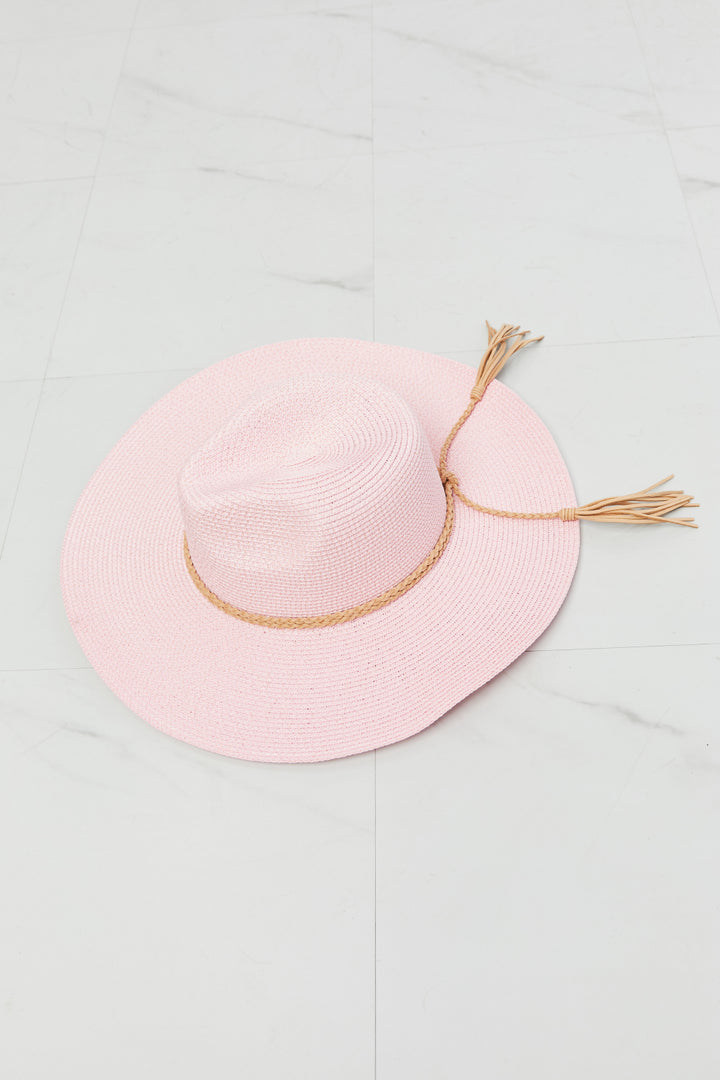 Paradise Pink Straw Hat